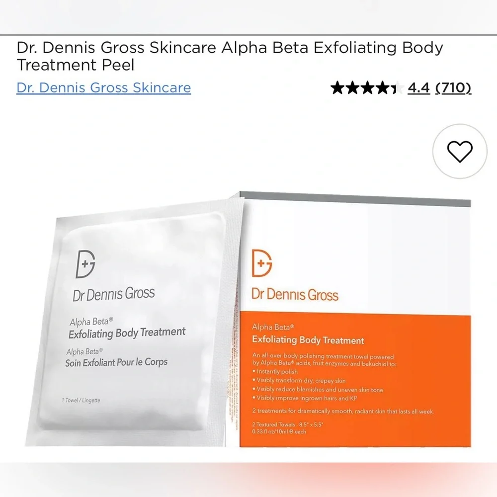 Dr Dennis Gross Exfoliating Body Treatments ( 8 CT)